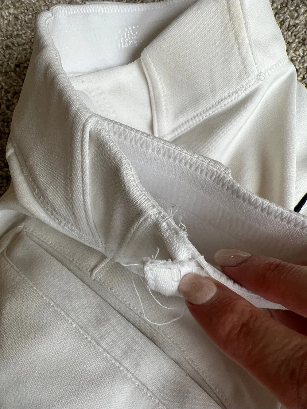 Nike Men’s White Baseball Pants with Black Stripe XS 2 pairs - Picture 8 of 16